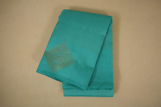 Rama blue light weight kanchipuram silk saree