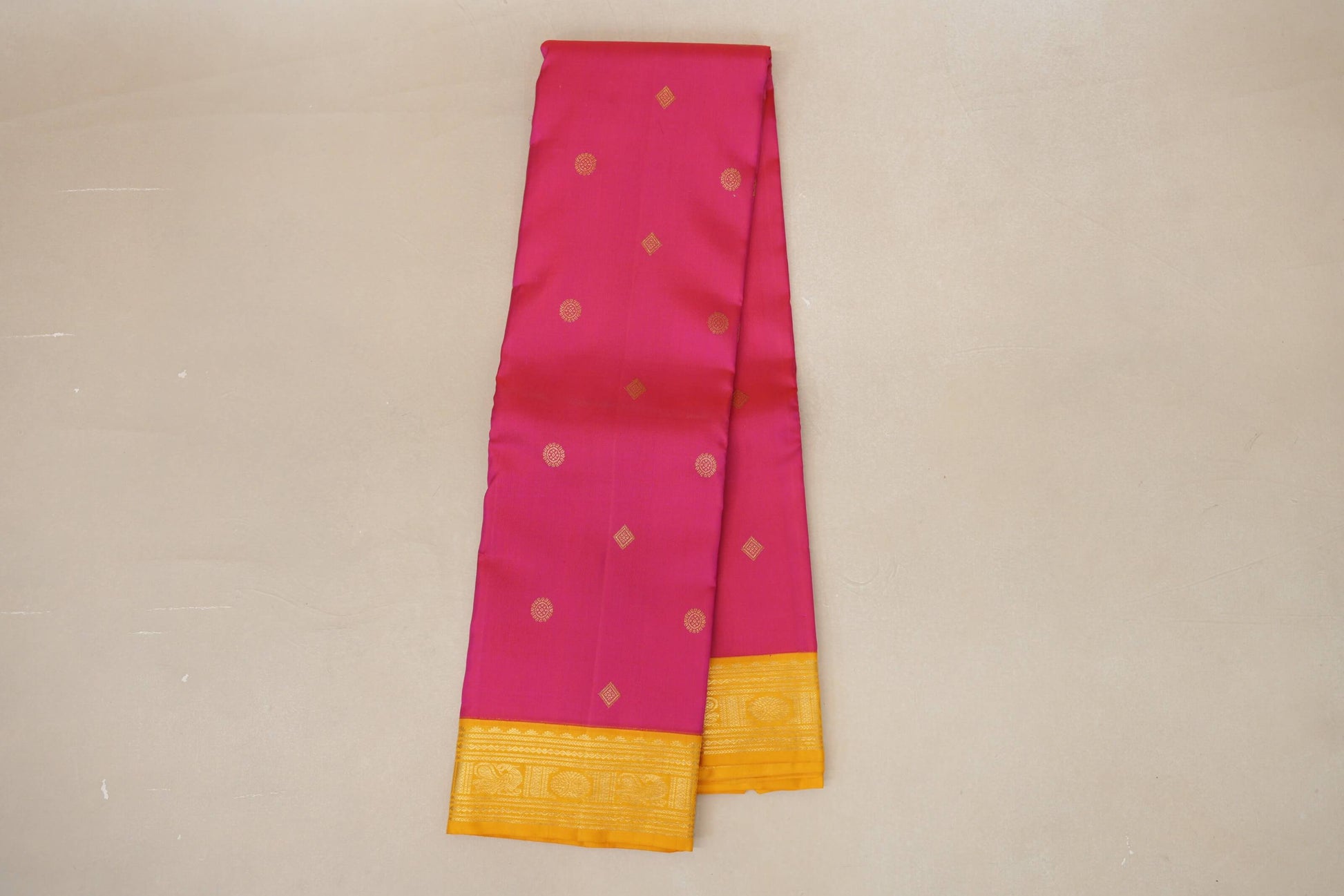 Bright Pink Vintage Kanjivaram Silk Saree online