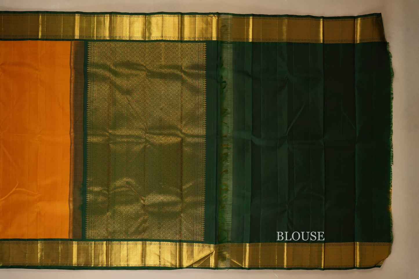 vintage kanjivaram silk saree blouse