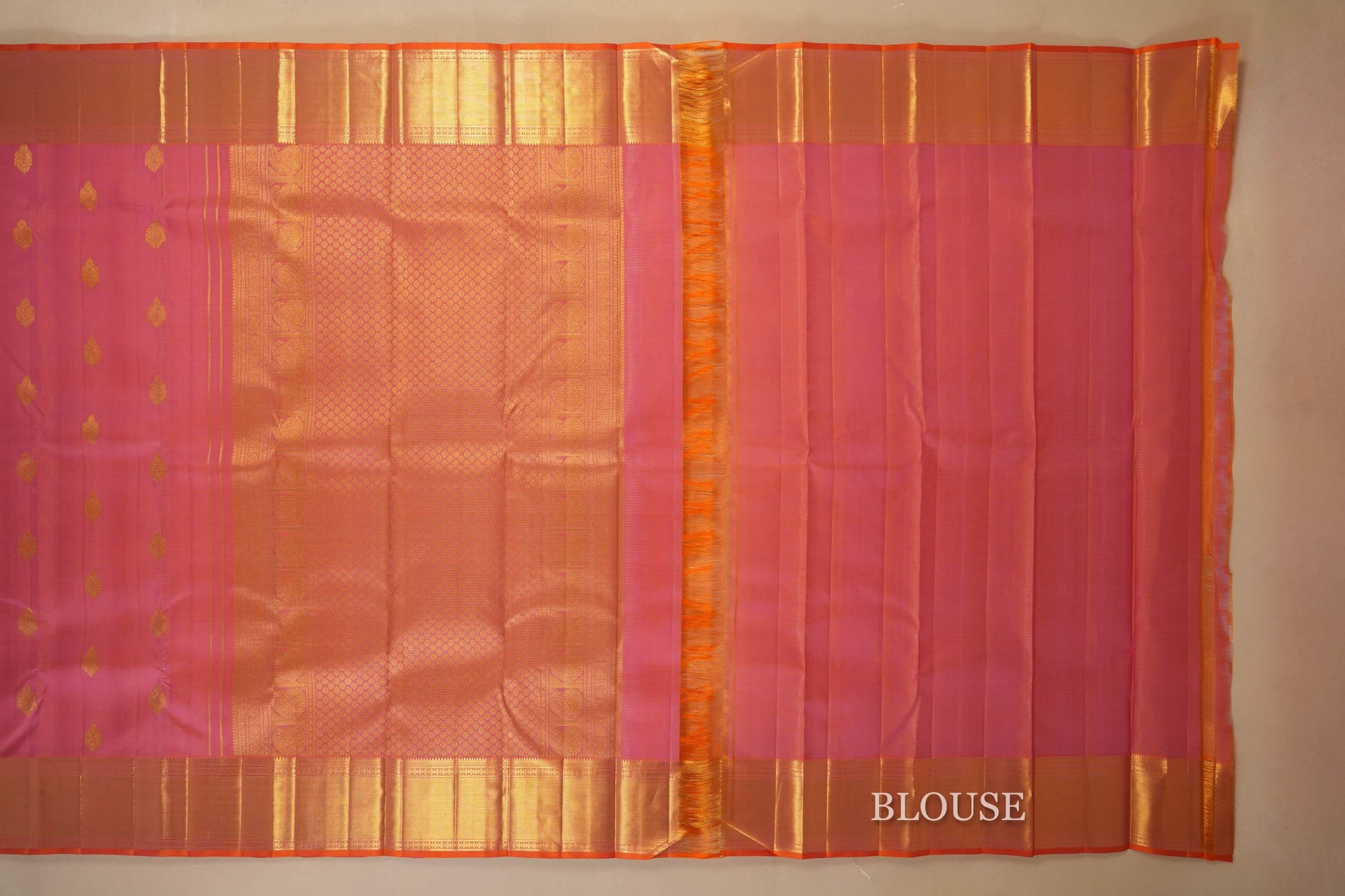 vintage kanjivaram silk saree blouse