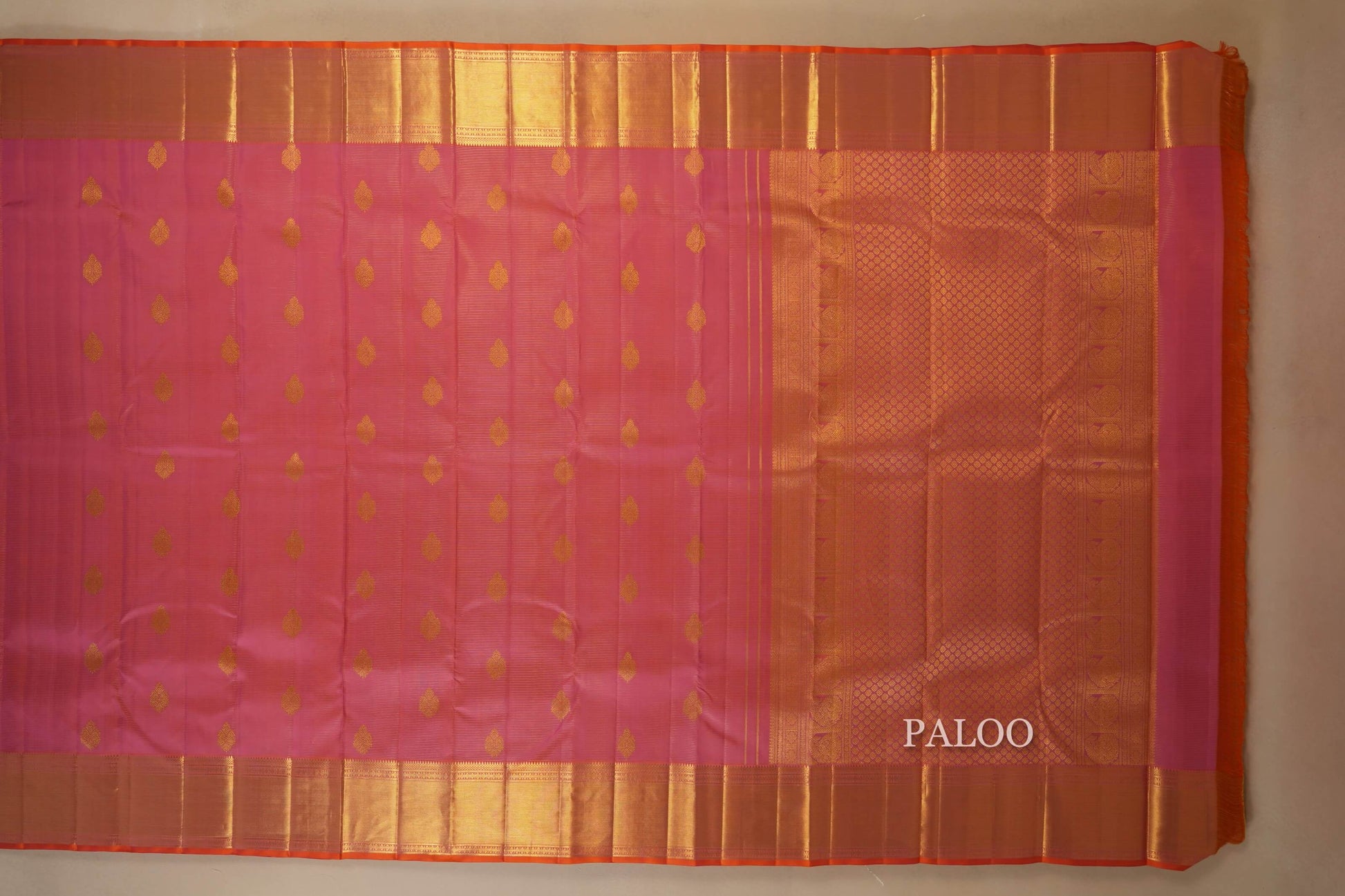 vintage kanjivaram silk saree paloo