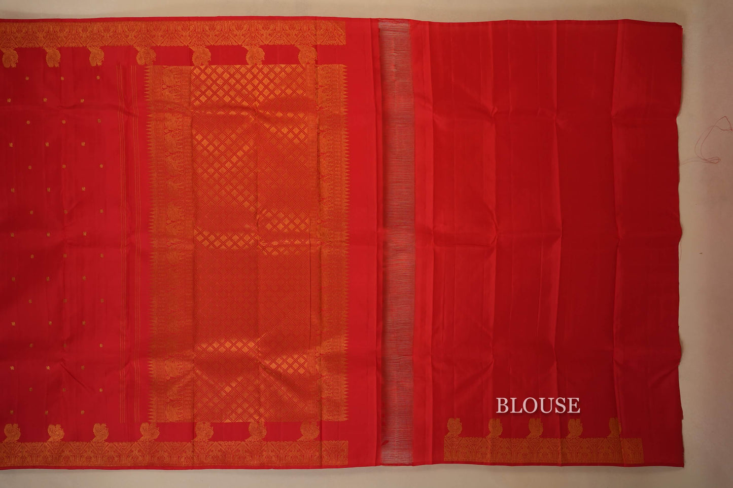 vintage kanjivaram silk saree blouse
