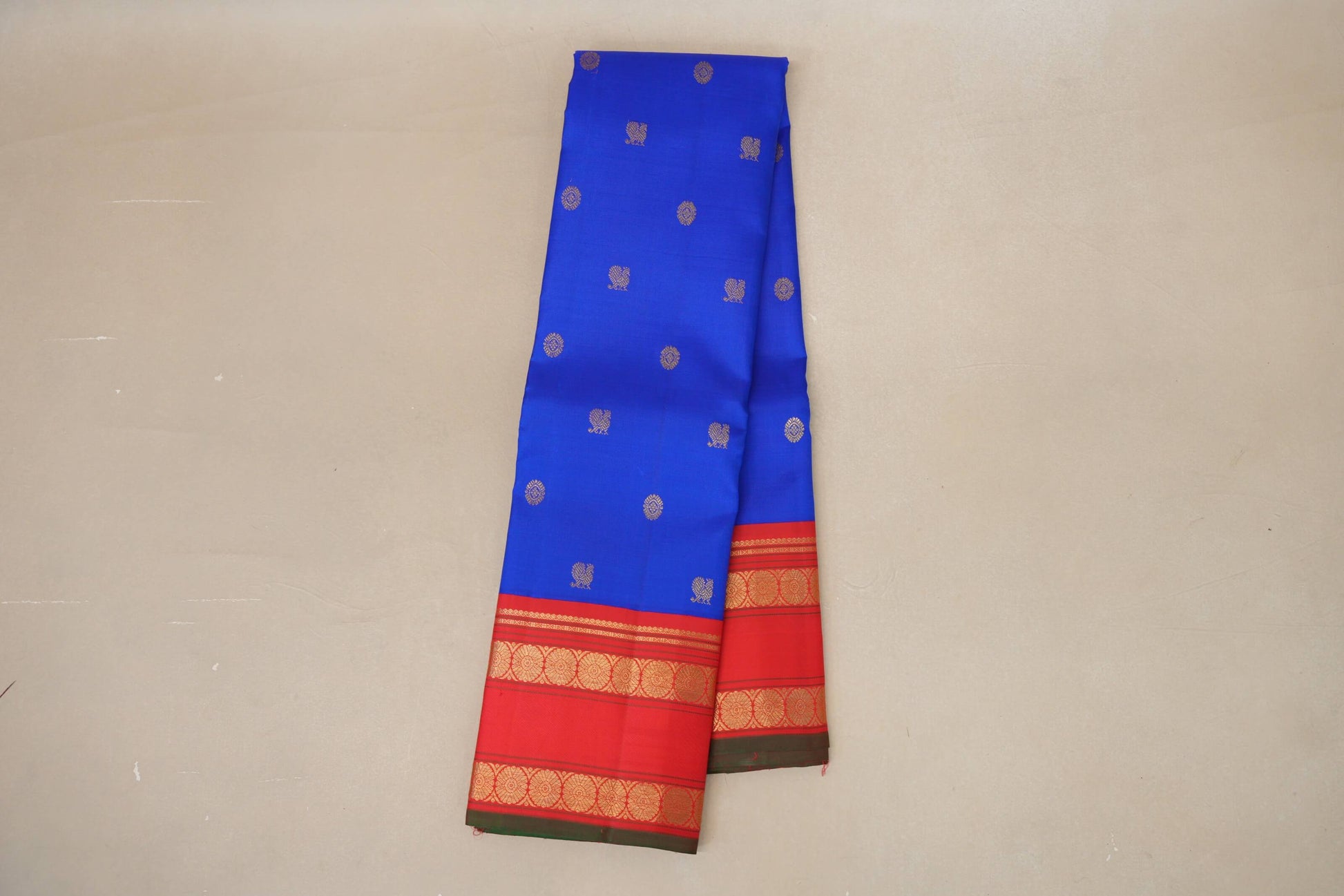 Royal Blue Heirloom Kanjivaram Silk Saree online