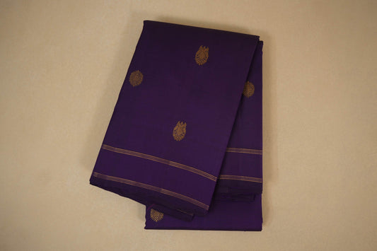 Purple vintage kanjivaram silk saree