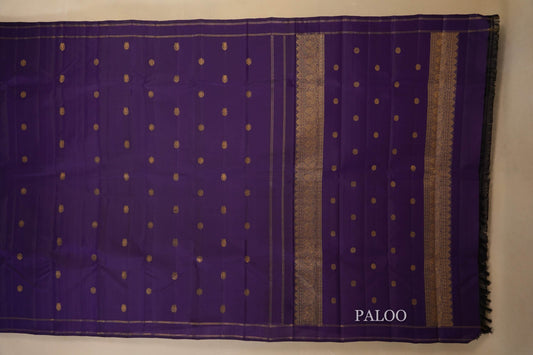 vintage kanjivaram silk saree paloo