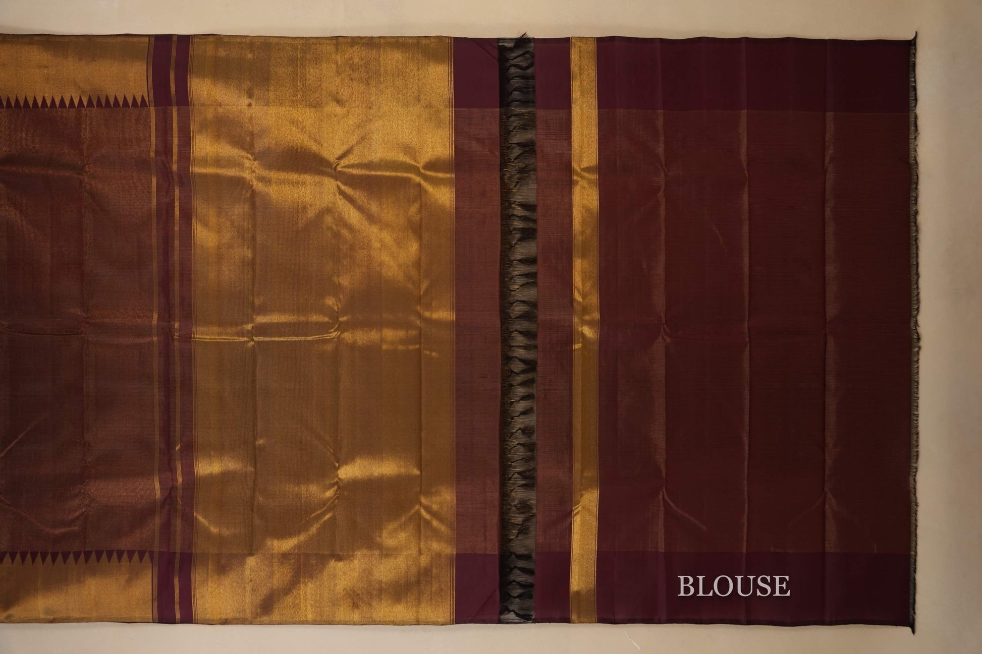 vintage kanjivaram silk saree blouse