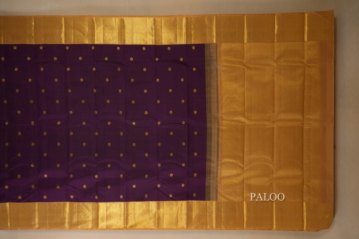 vintage kanjivaram silk saree paloo