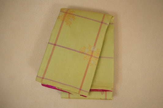 pistha green vintage kanjivaram silk saree