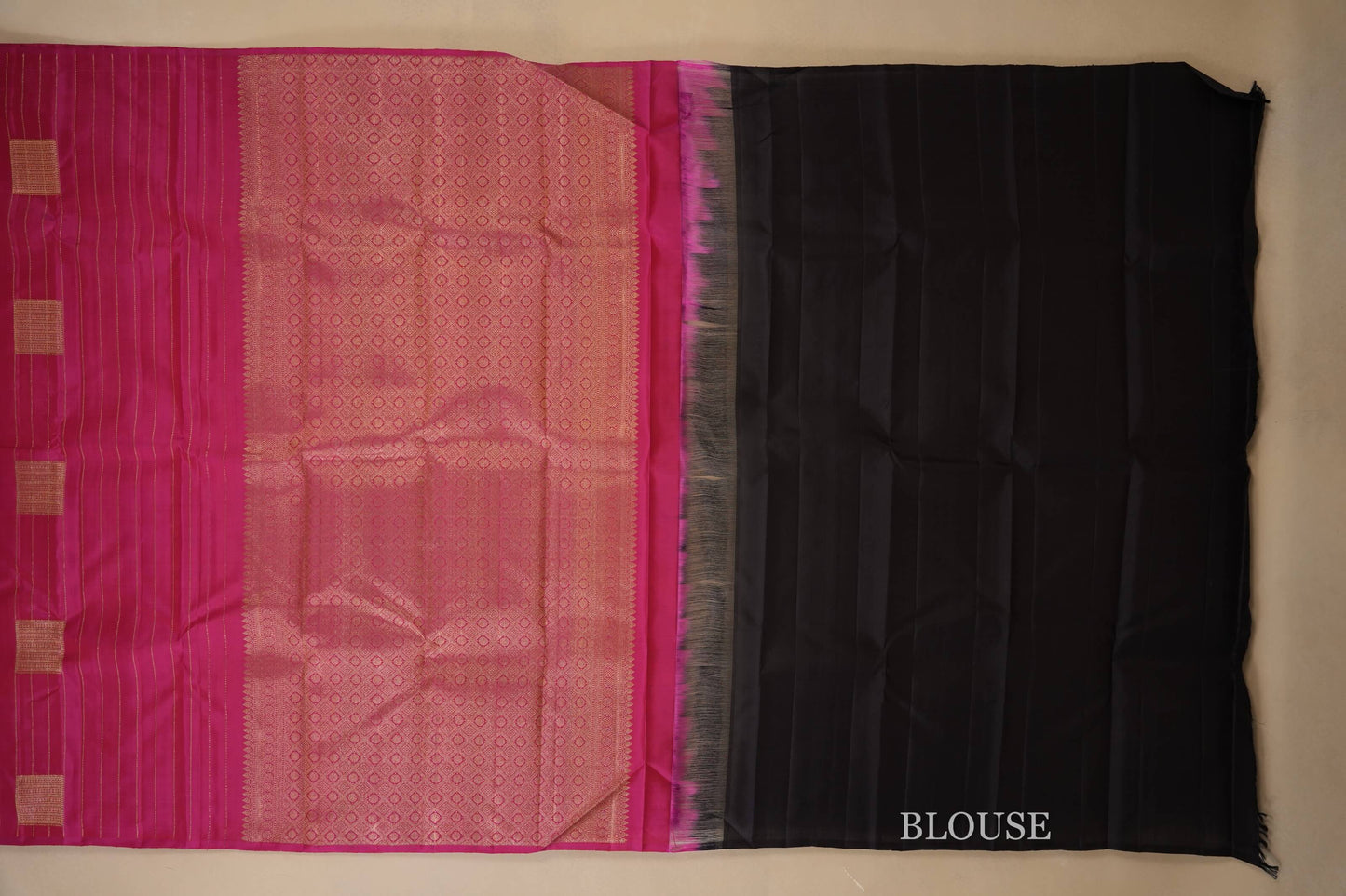 vintage kanjivaram silk saree blouse