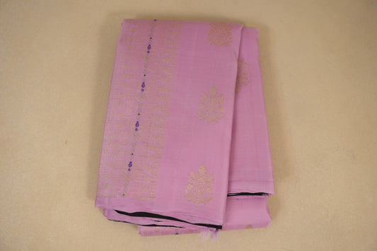 Baby pink vintage kanjivaram silk saree