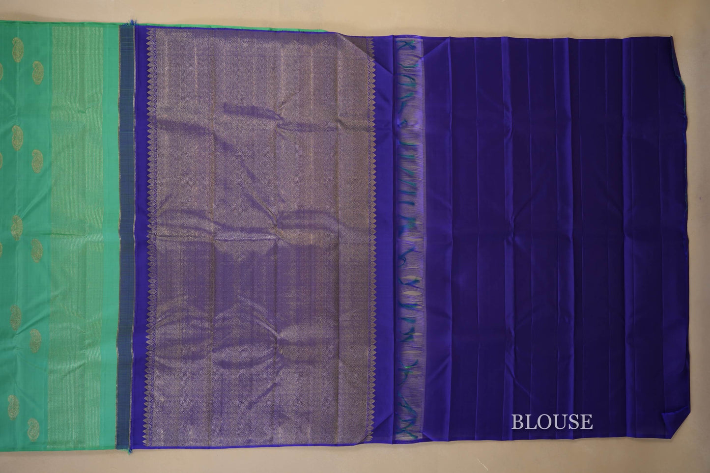 vintage kanjivaram silk saree blouse