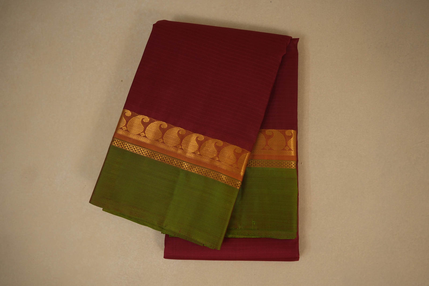 Maroon Light weight Kanjivaram Silk Saree 