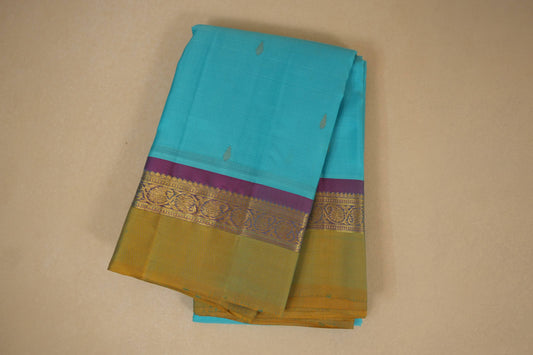 Sky Blue Light weight Kanjivaram Silk Saree