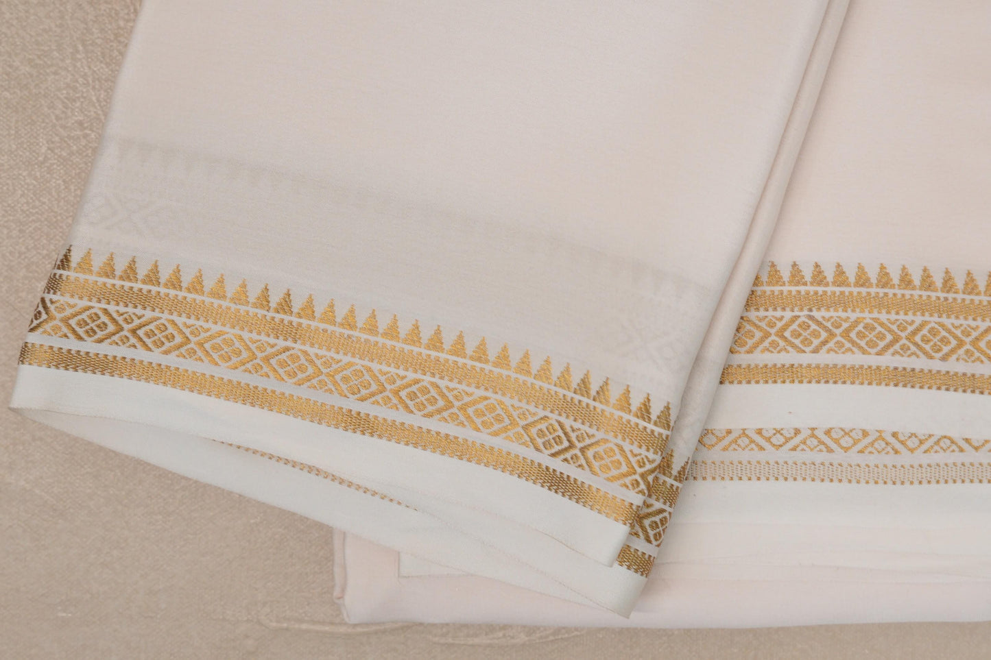 Cream Mysore Silk Saree by Shreenivas Silks PSSR019952
