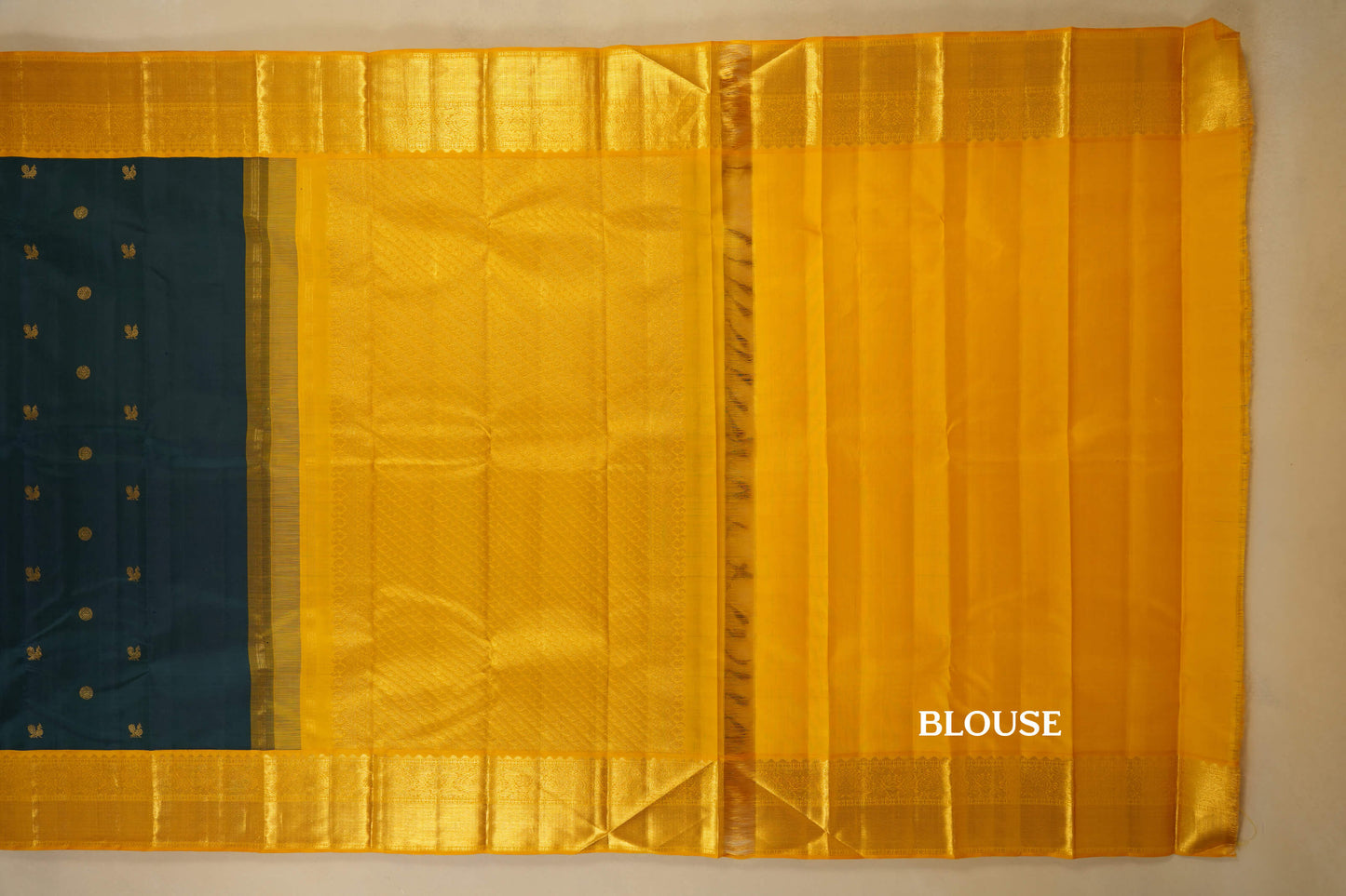 vintage kanjivaram silk saree blouse