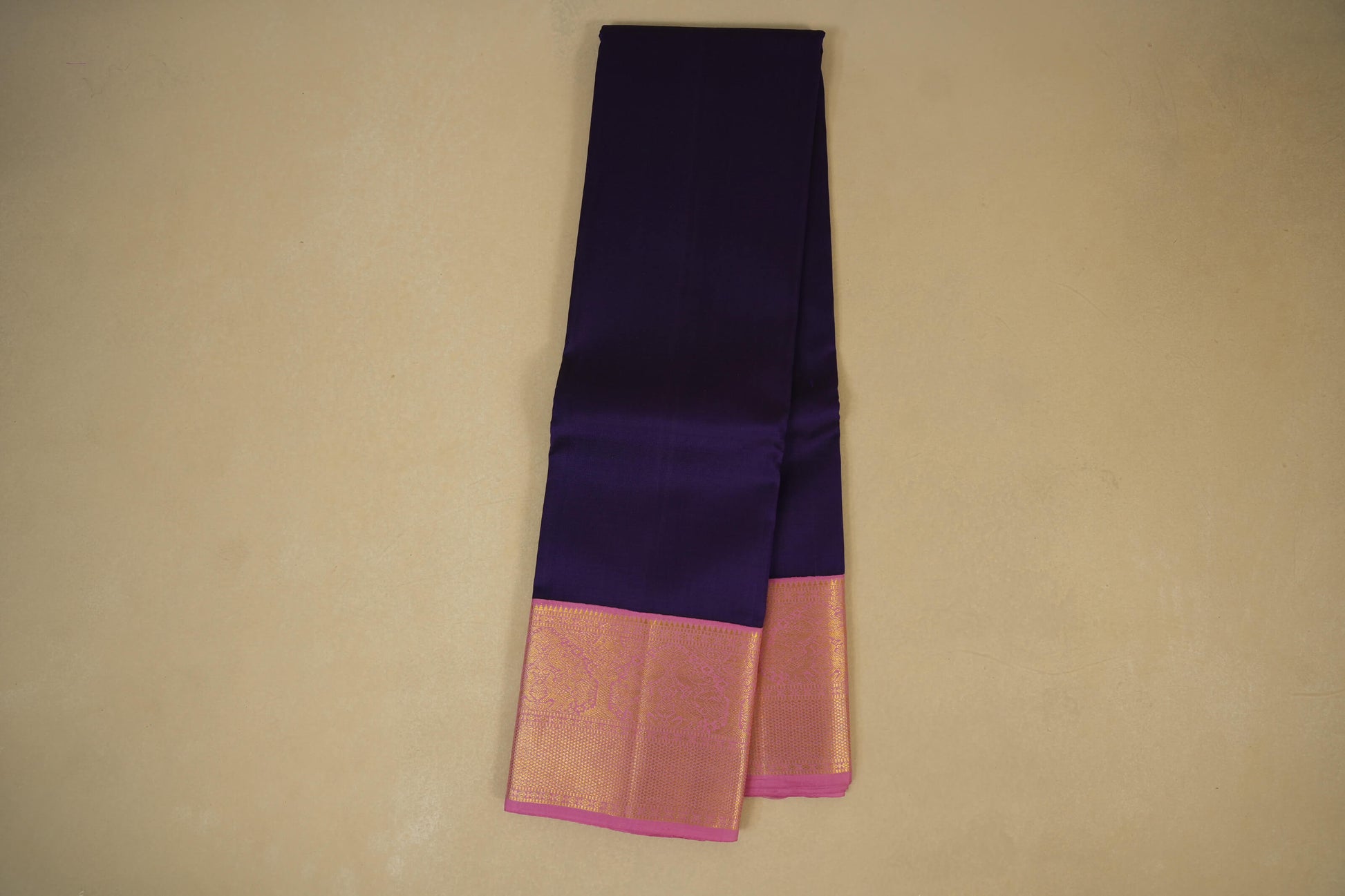 plain vintage kanjivaram silk saree