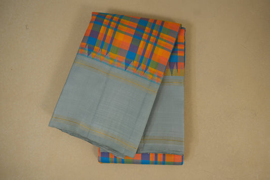 Multi color vintage kanjivaram silk saree