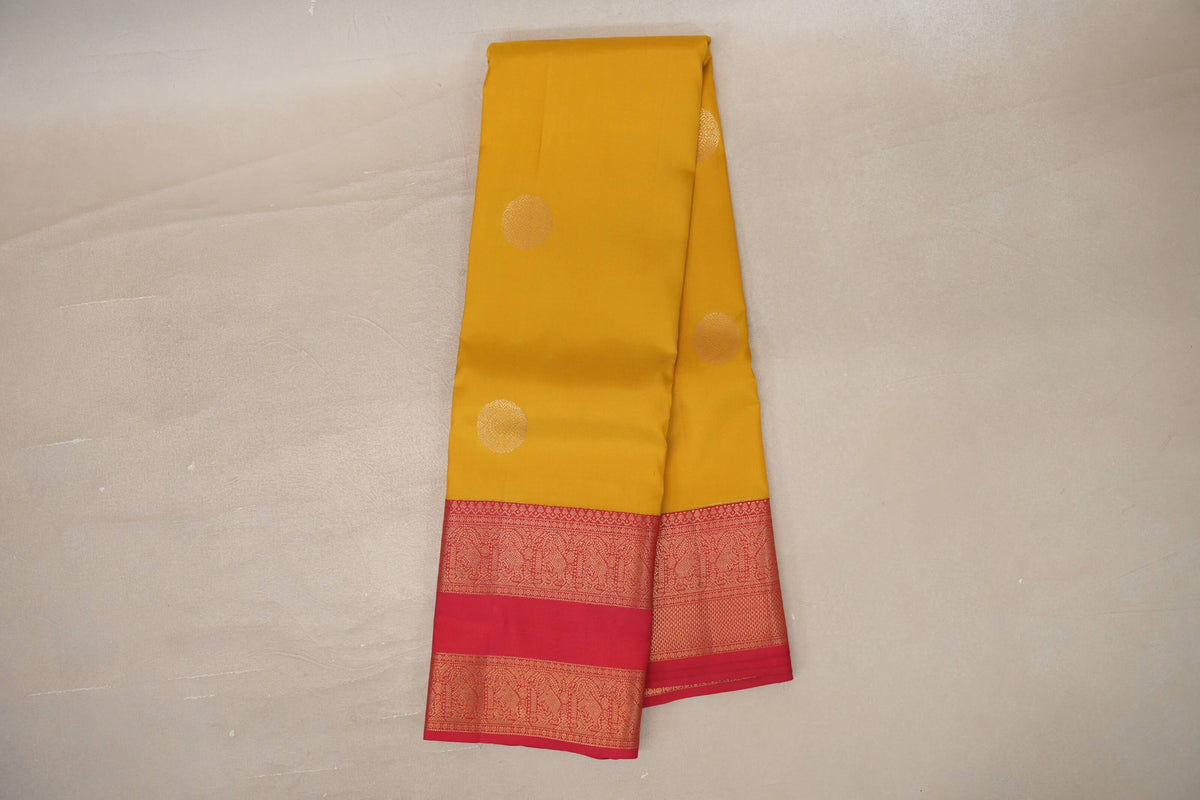 Lemon Yellow Soft Silk Saree online