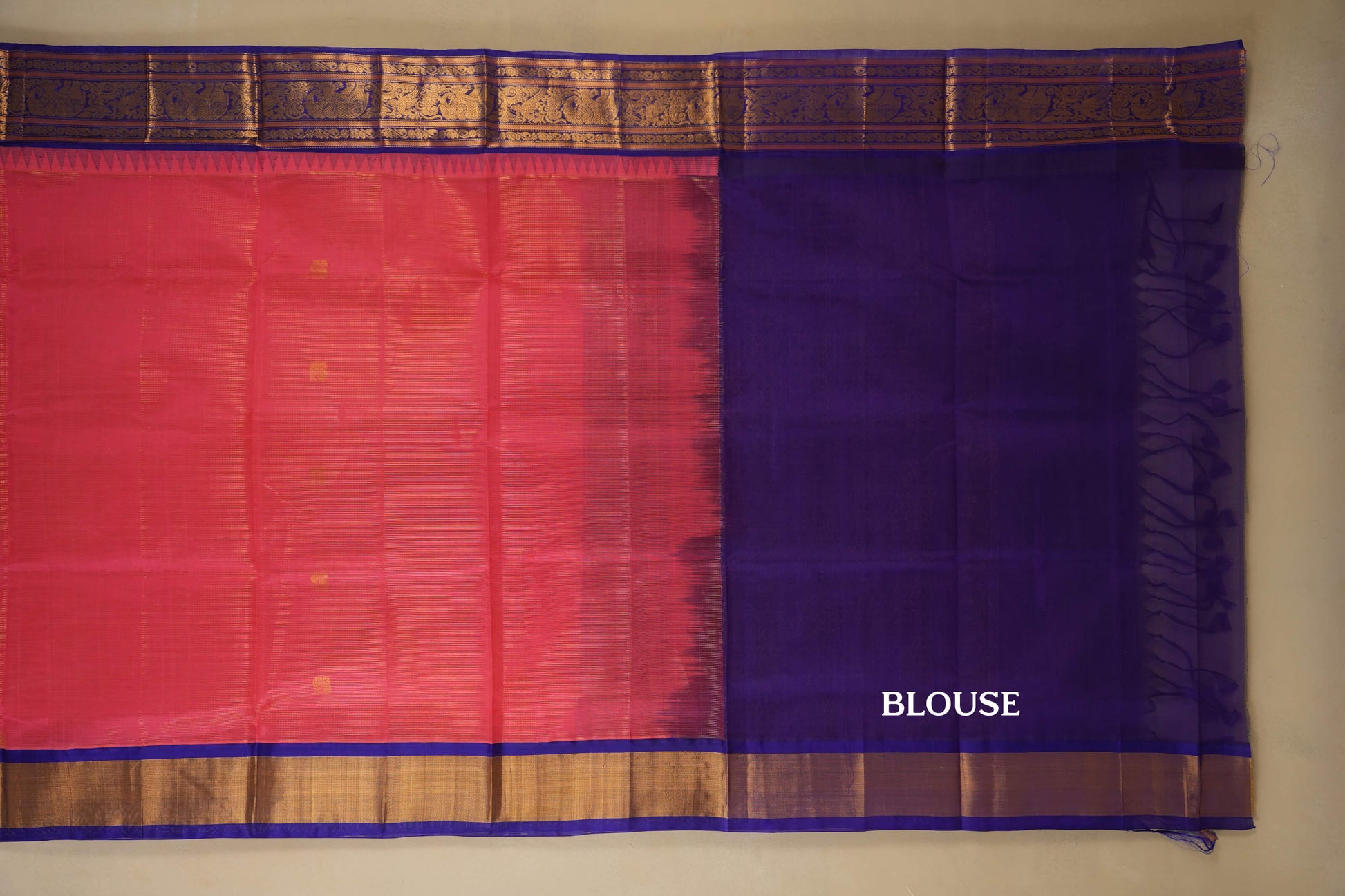 vintage silk cotton saree blouse