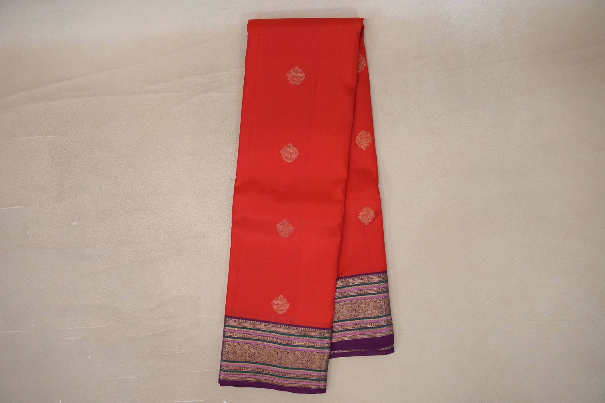Tomato Red Soft Silk Saree online