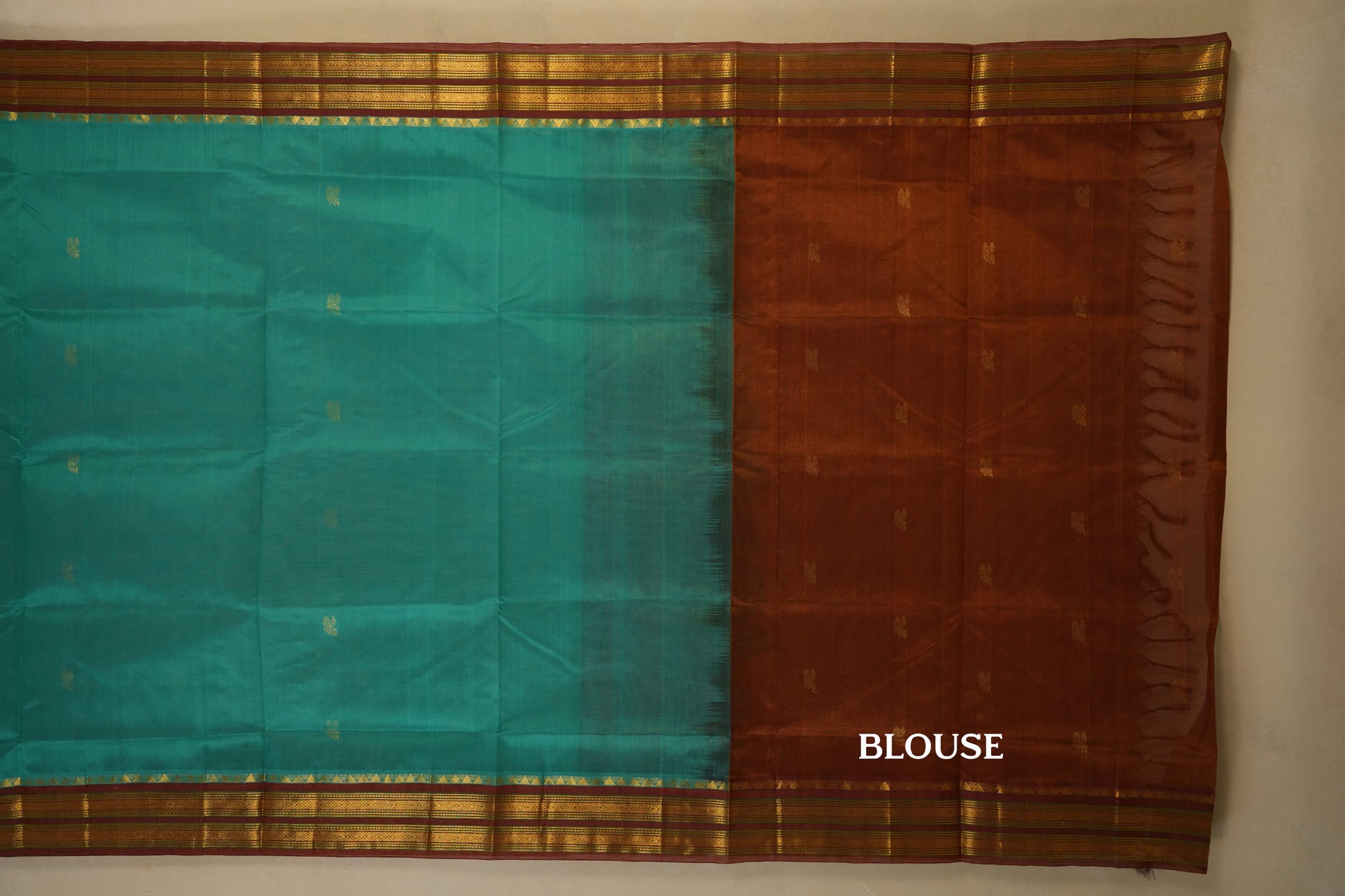 vintage silk cotton saree blouse