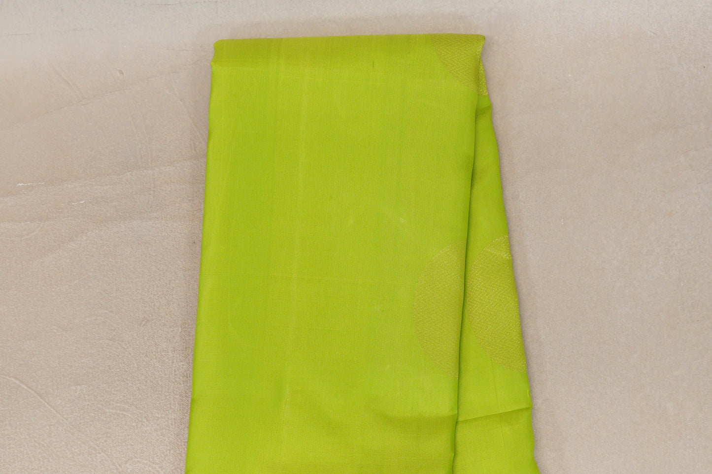 Bright Parrot Green Soft Silk Saree body zoom