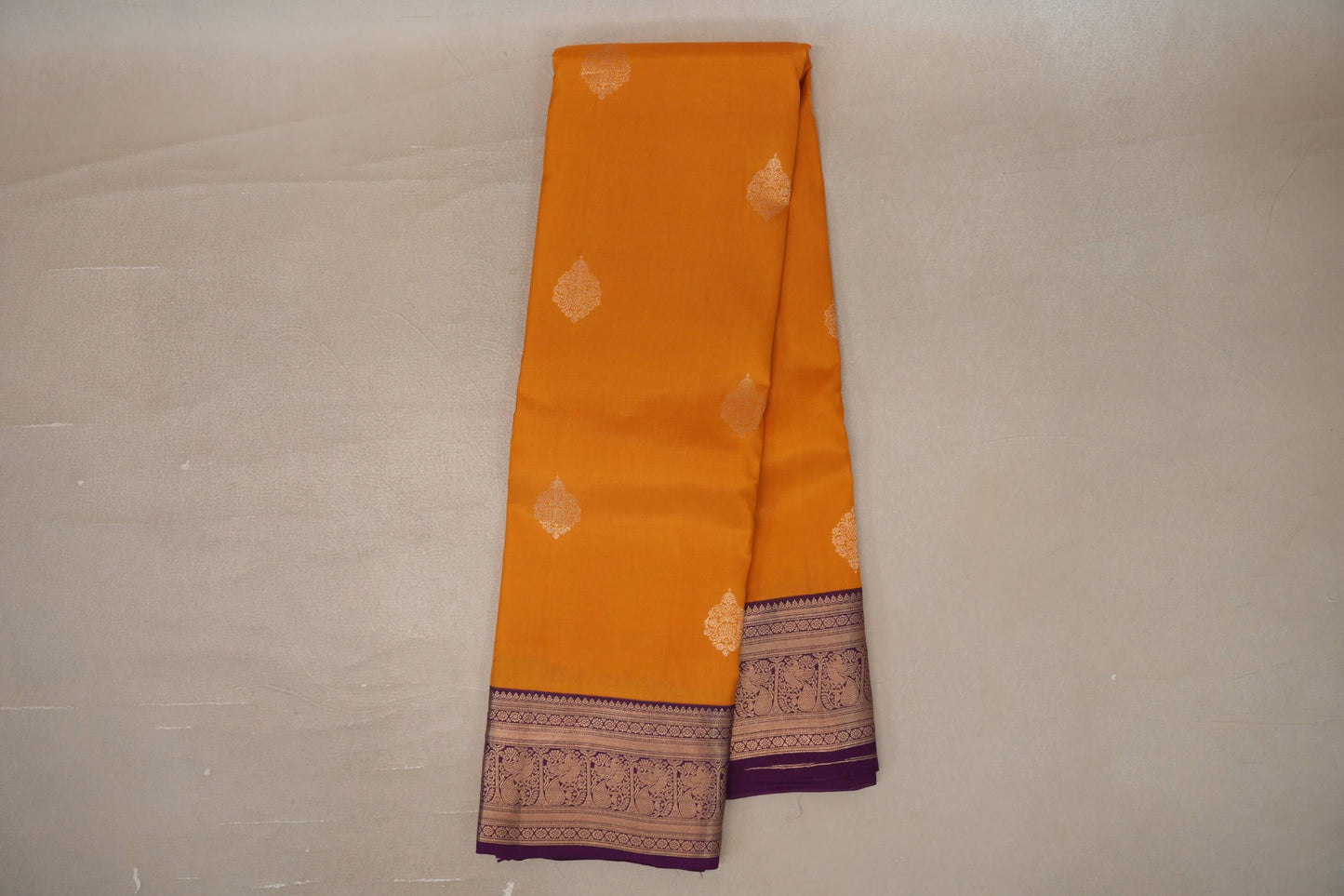 Mango Orange Soft Silk Saree online