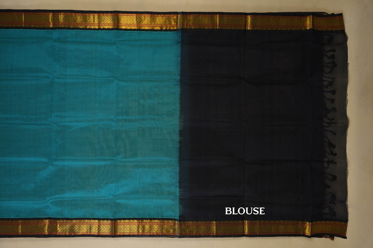 vintage silk cotton saree blouse