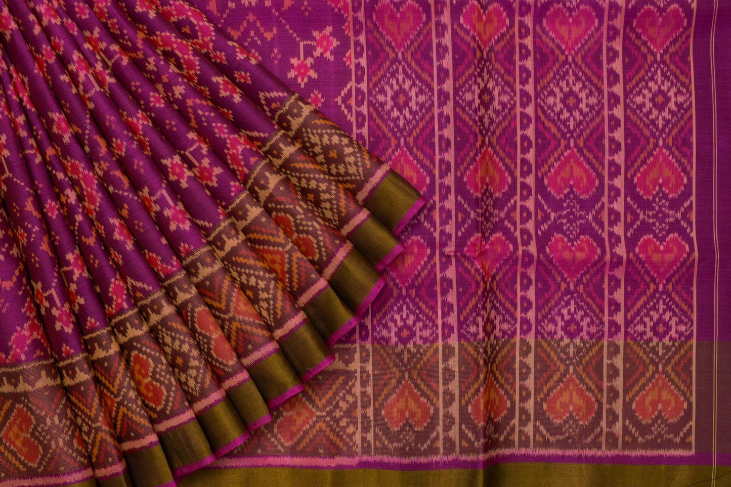 Patola Mulberry Silk Saree by Chakor PSCK260296