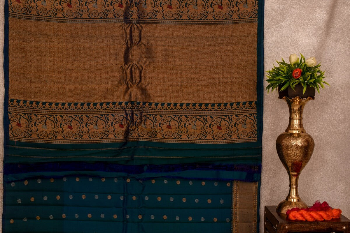 Indo fabric gadwal silk saree PSIF060084