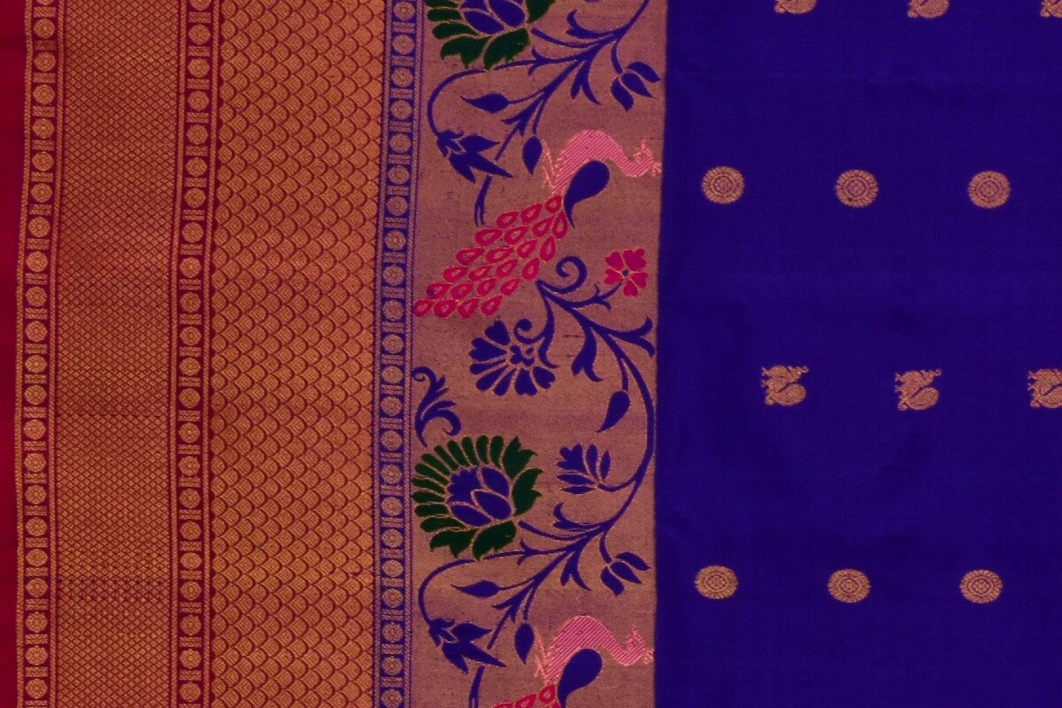 Indo fabric gadwal silk saree PSIF060086