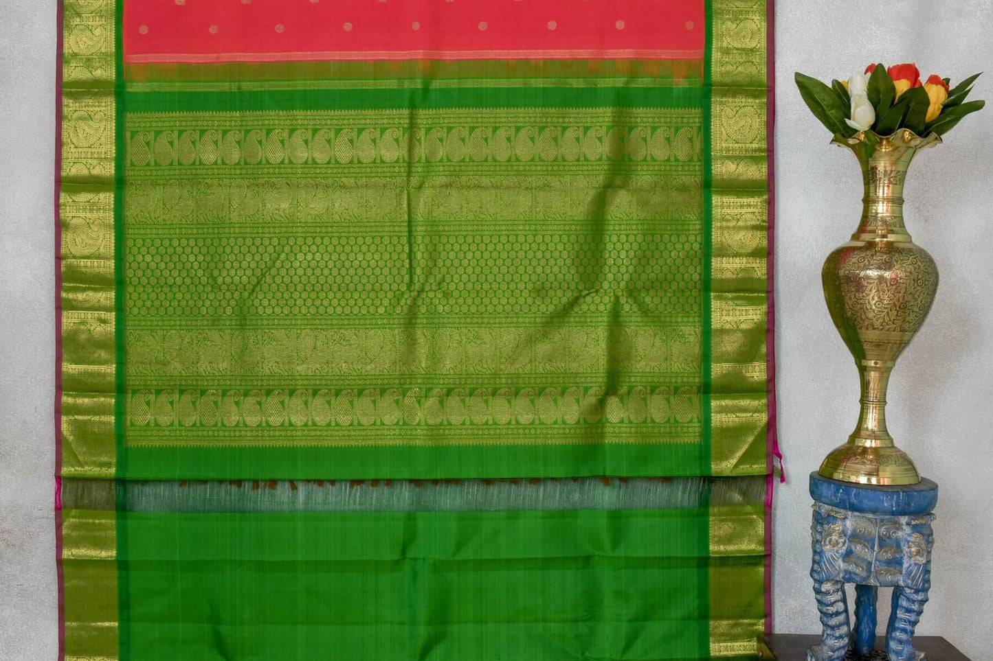 Sita mahalakshmi Kanjivaram silk saree PSSM05SMLRAM240321