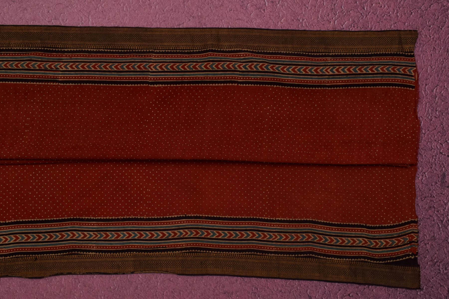 Ajrakh Mangalgiri Cotton Saree by Chakor PSCK260310