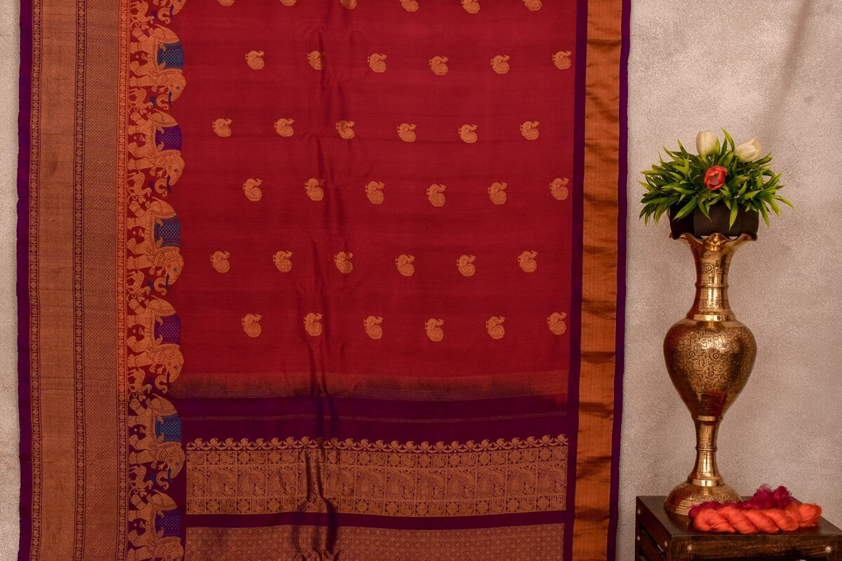 Indo fabric gadwal silk saree PSIF060098