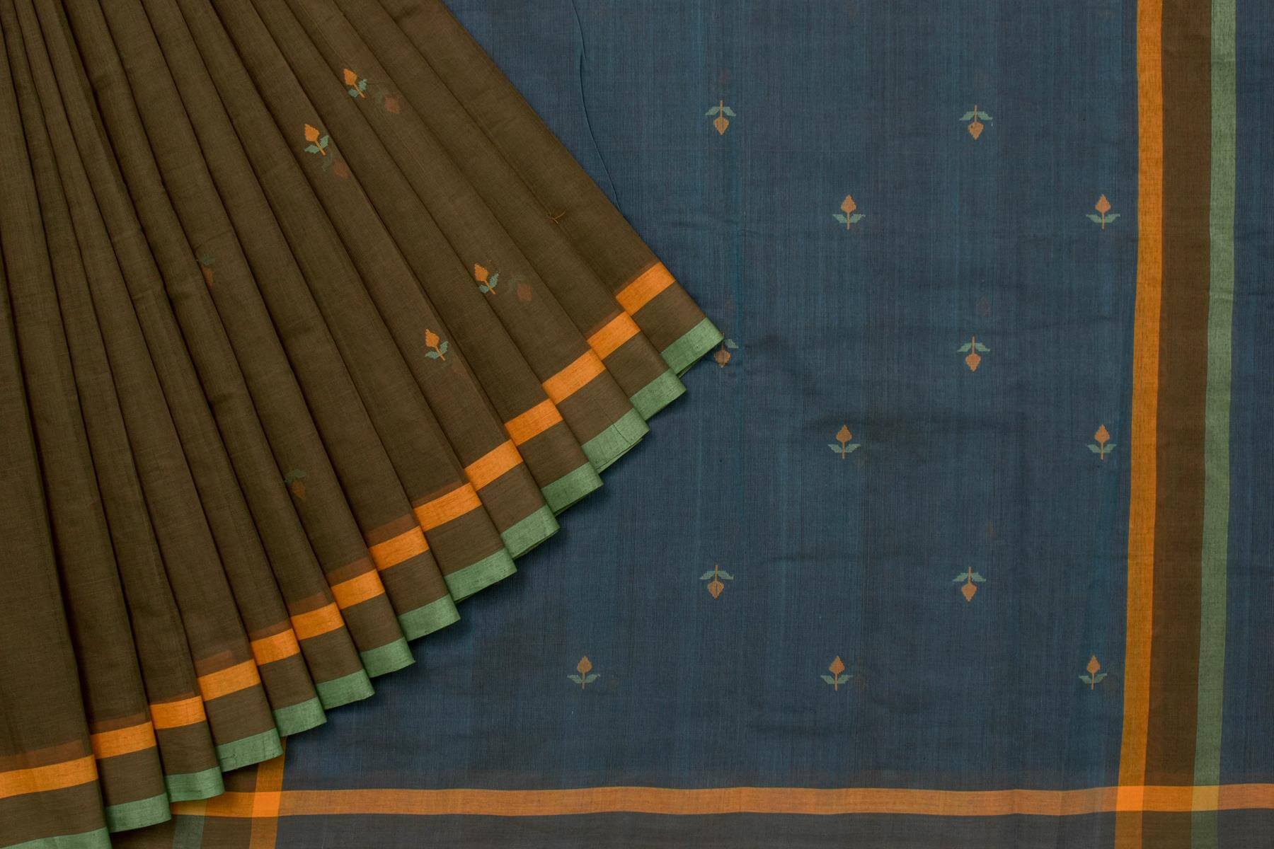 Chettinad Weaves Cotton Saree by Kalakriti Weaves PSKL340018 - Parisera