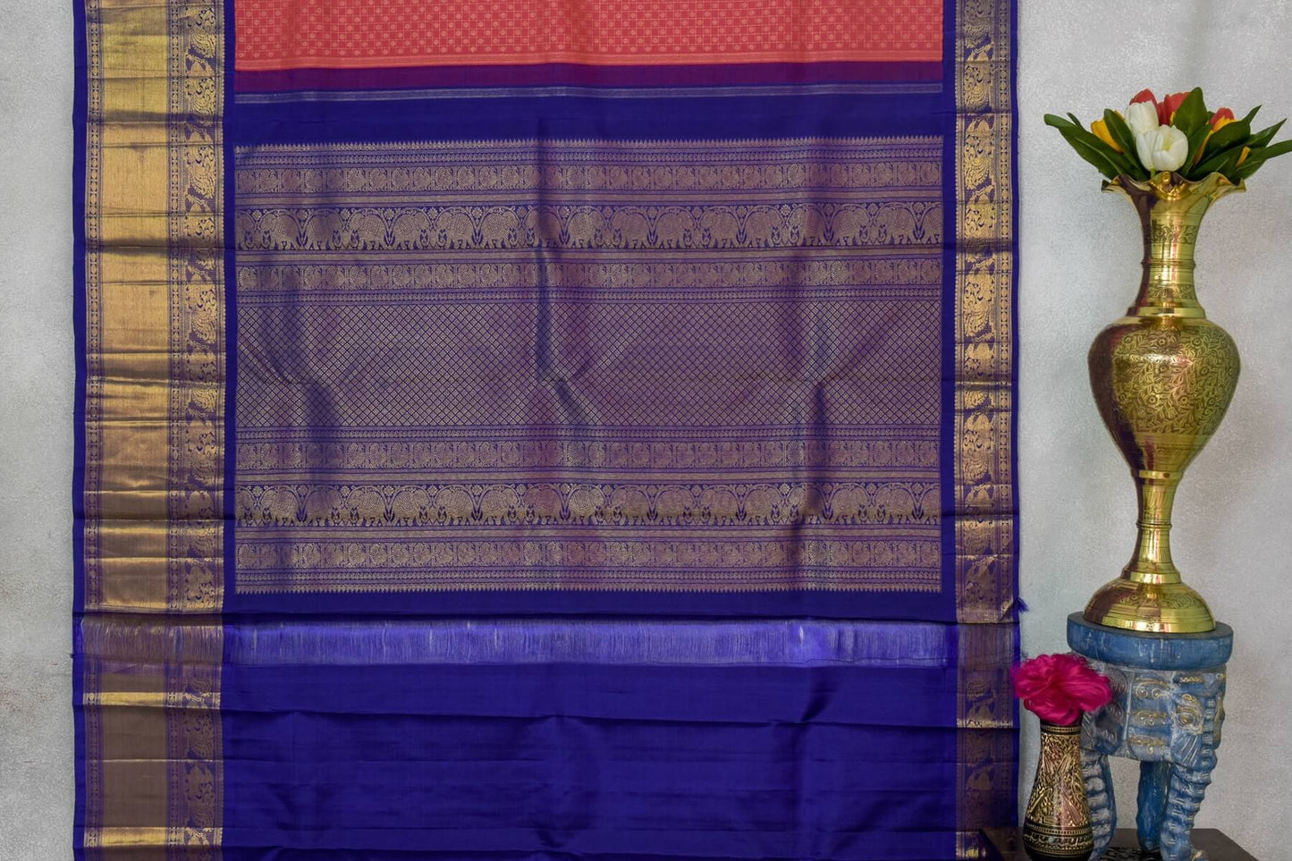 Sita mahalakshmi Kanjivaram silk saree PSSM05SMLRAM240313