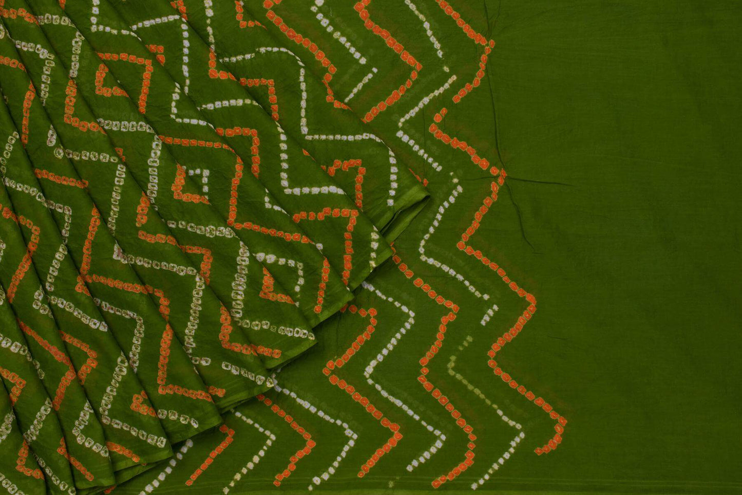 Bandhani Mul Cotton Saree by Chakor PSCK260323