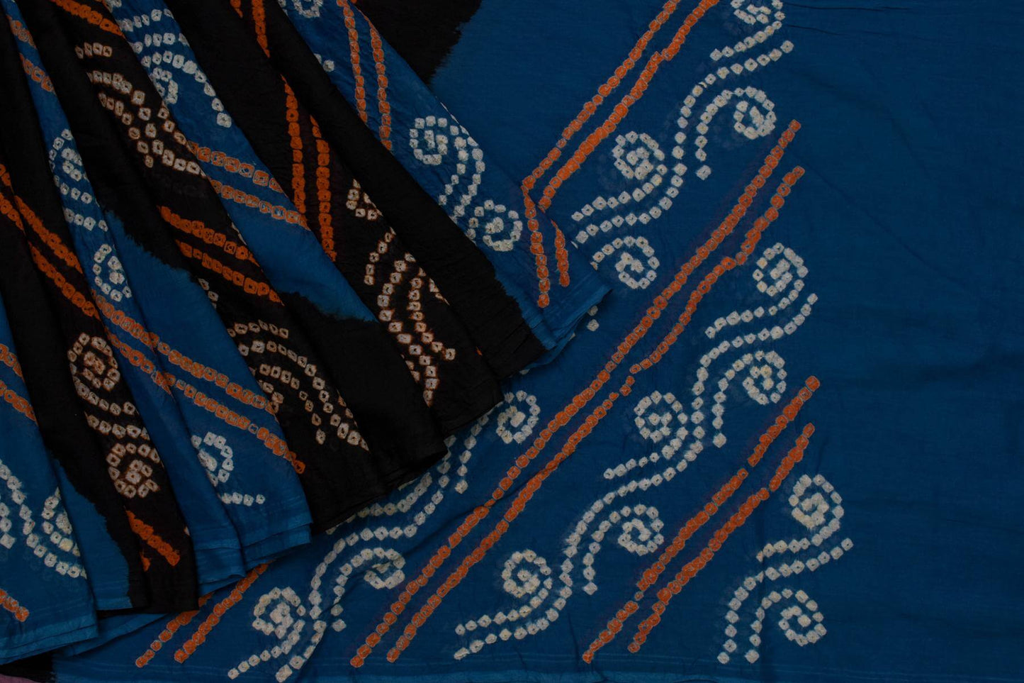 Bandhani Mul Cotton Saree by Chakor PSCK260328