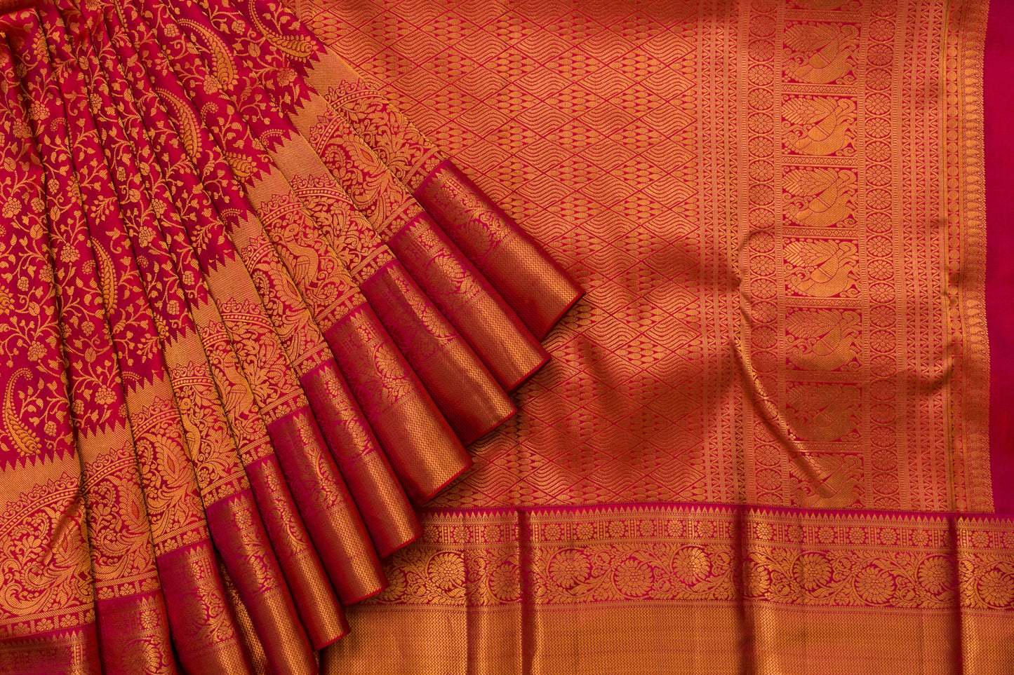Kanjivaram Silk Saree by Tharakaram PSTK04011