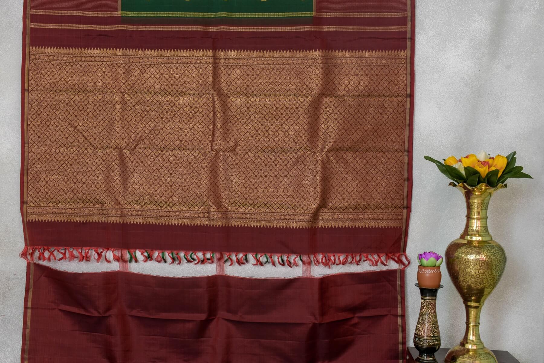 Sita mahalakshmi Kanjivaram silk saree PSSM05SMLRAM240319 - Parisera