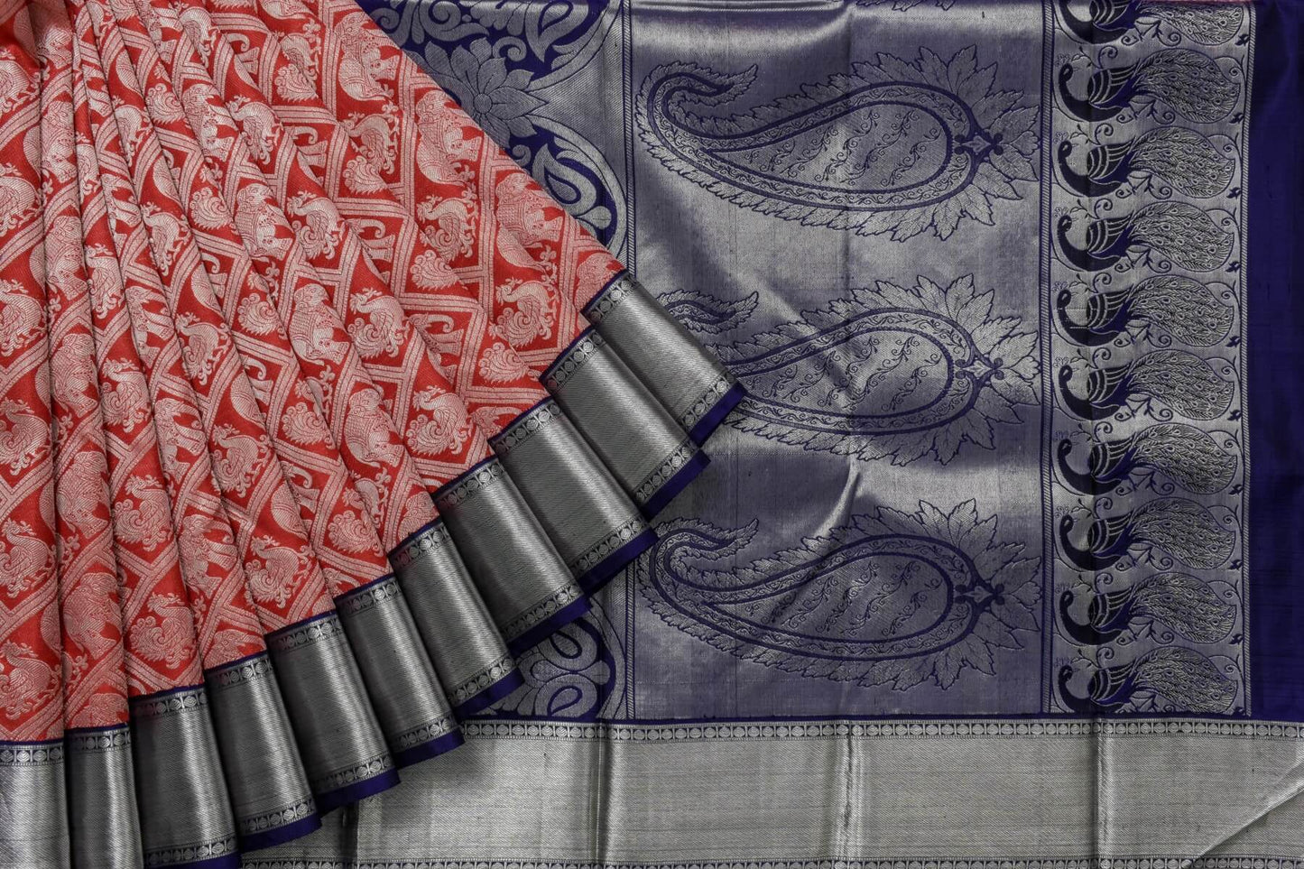 Kanjivaram Silk Saree by Tharakaram PSTK04041