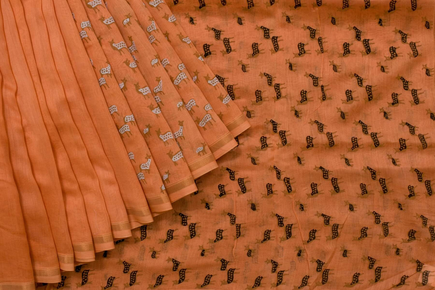 Coorv designs Chanderi saree PSCO110124