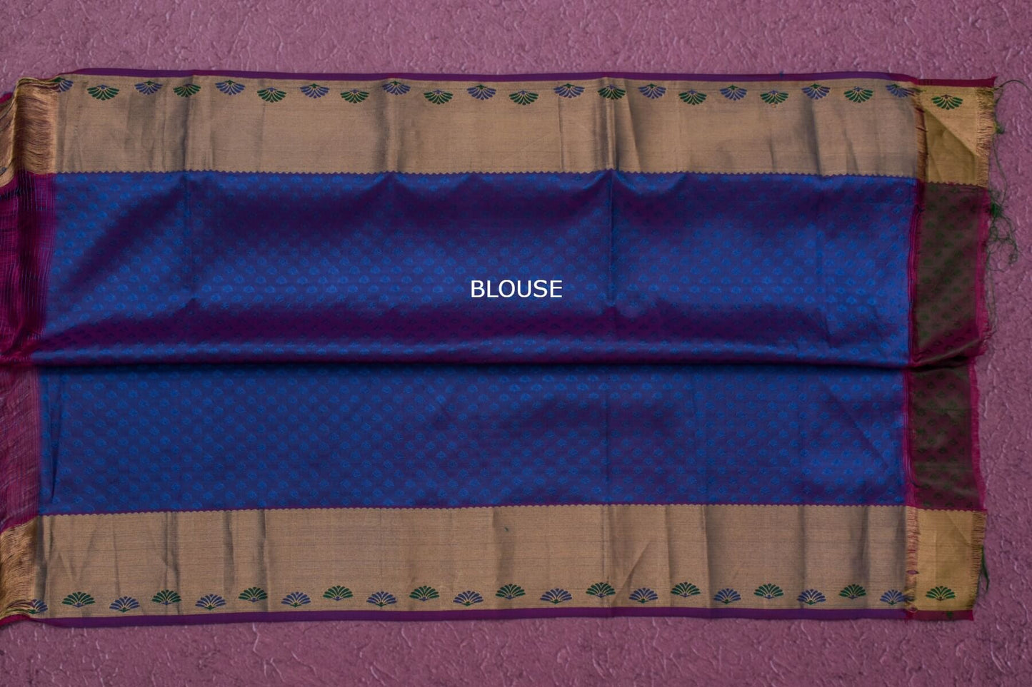 Block printed Light weight Kanjivaram Silk Saree by Shreenivas Silks PSSR015595