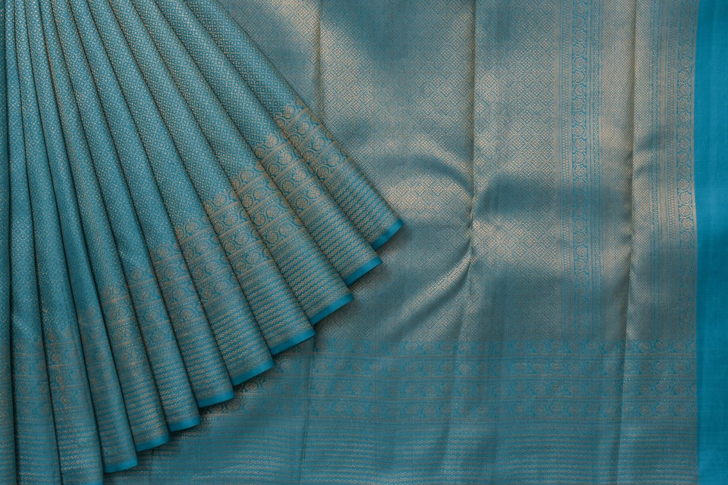 Blue Kanjivaram Silk Saree by Tharakaram PSTK04056