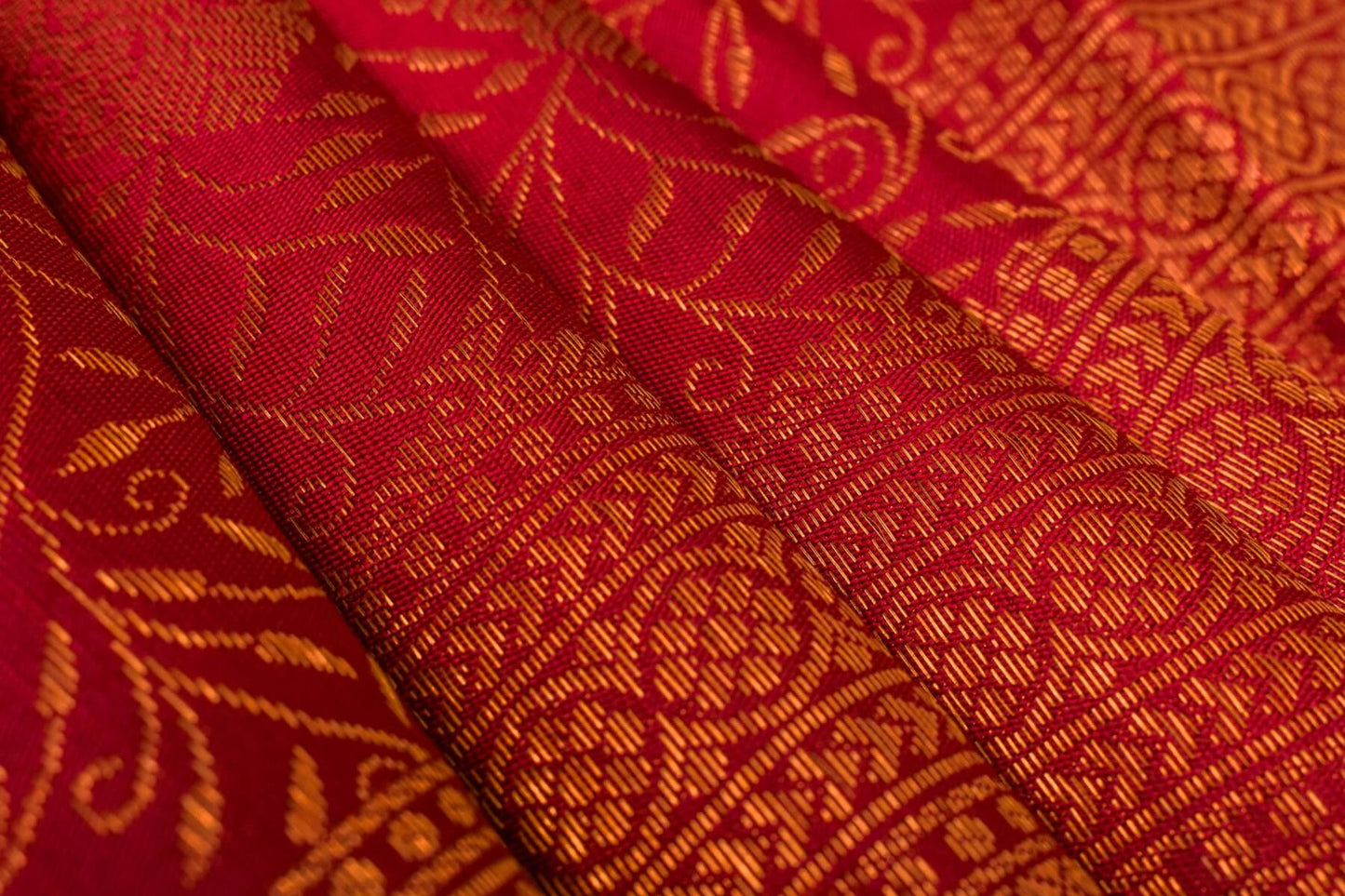 Maroon Brocade Kanjivaram Silk Saree by Tharakaram PSTK04055