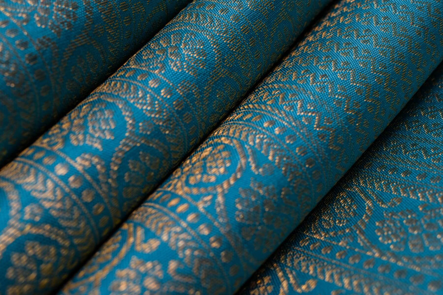 Blue Kanjivaram Silk Saree by Tharakaram PSTK04056