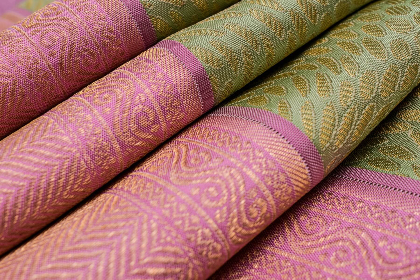 Light Green Kanjivaram Silk Saree by Tharakaram PSTK04058