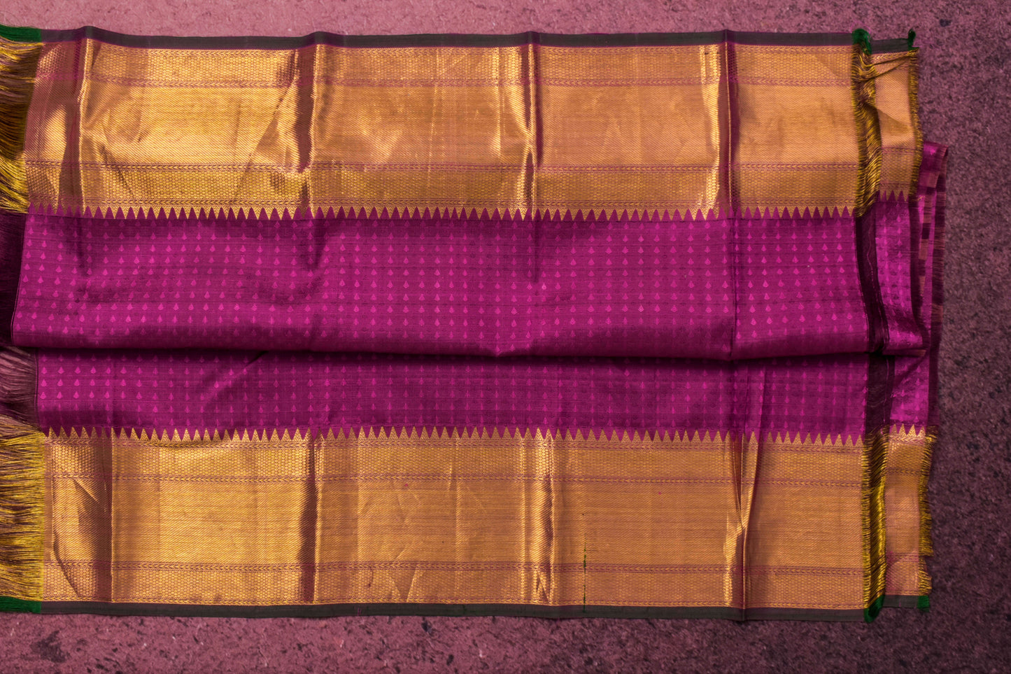 Light Green Kanjivaram Silk Saree by Tharakaram PSTK04084