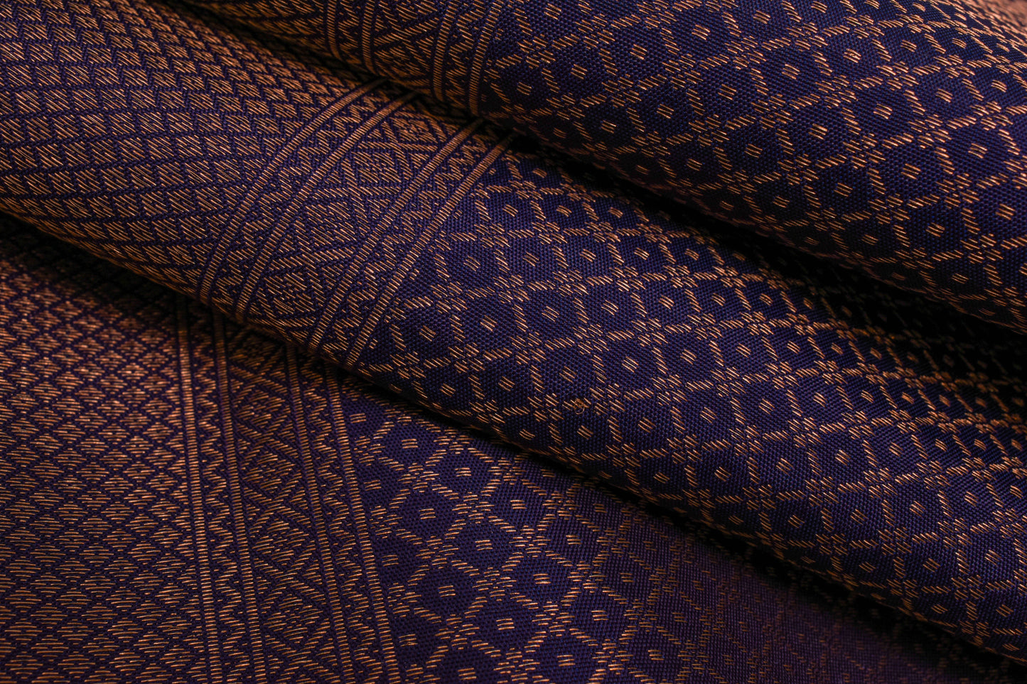 Deep Blue Kanjivaram Silk Saree by Tharakaram PSTK04076