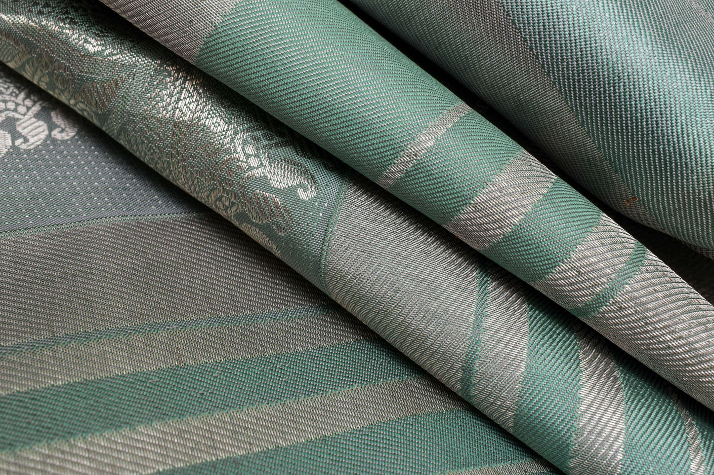 Pastel Blue Kanjivaram Silk Saree by Tharakaram PSTK04081